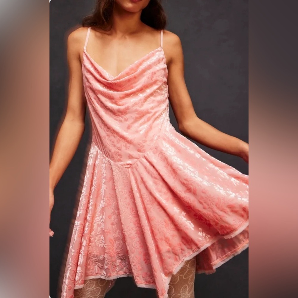 NWOT Free People, Antoinette Mini, Small in Pink Combo - Picture 3 of 11